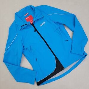 WOMENS SWIX NORWAY FULL ZIP CROSS COUNTRY SKIING JACKET SIZE M